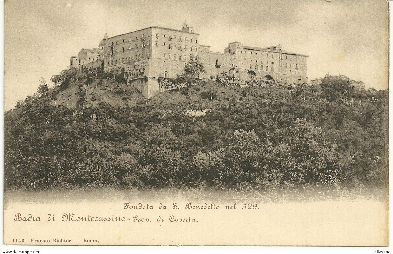 Frosinone - Montecassino (fino Al 1927 In Prov. Di Caserta) - Badia - Fondata Da S. Benedetto Nel 529 - N.V. - Frosinone