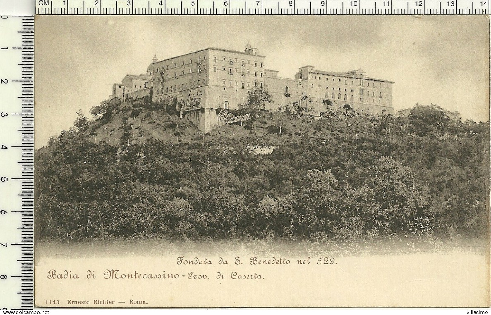 Frosinone - Montecassino (fino Al 1927 In Prov. Di Caserta) - Badia - Fondata Da S. Benedetto Nel 529 - N.V. - Frosinone