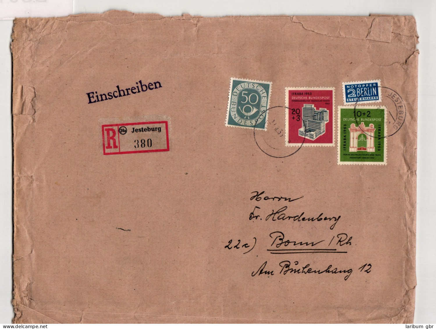 BRD 171-172 U.a. Auf Brief Als Mischfrankatur Großbrief #BC918 - Other & Unclassified