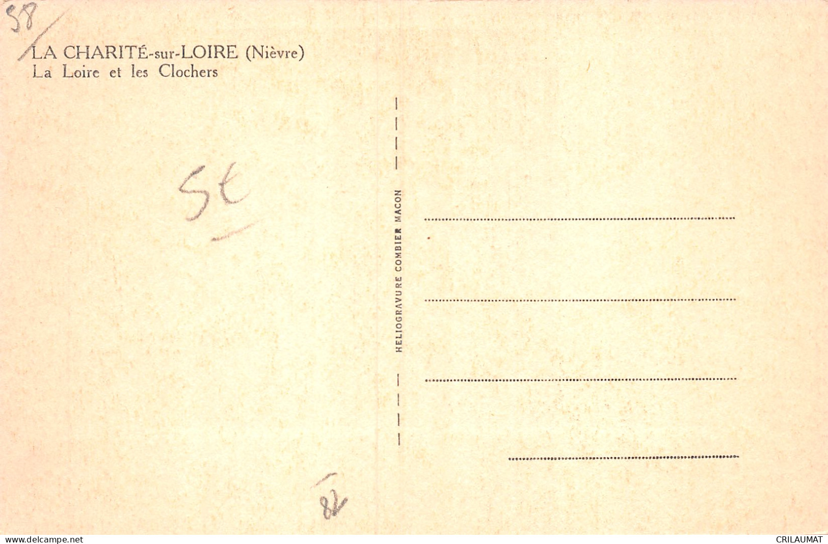 58-LA CHARITE SUR LOIRE-N°T5101-A/0383 - La Charité Sur Loire