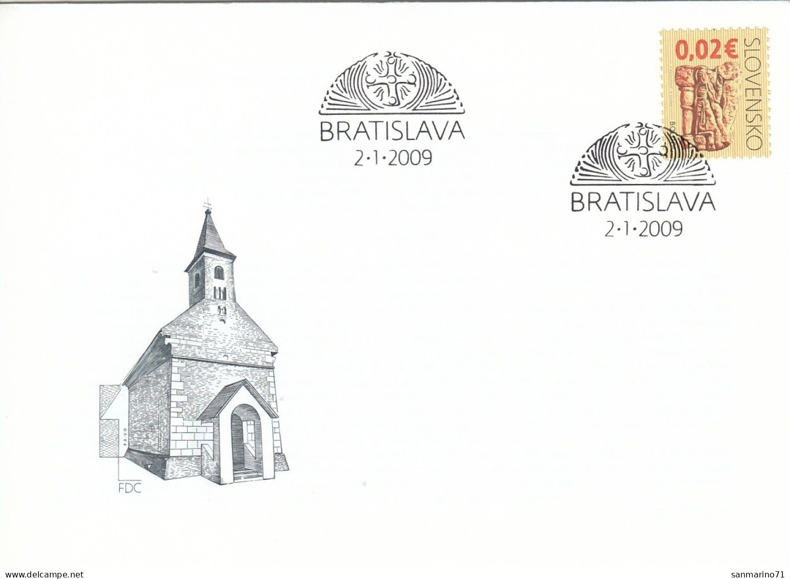 FDC SLOVAKIA 598 - Unclassified