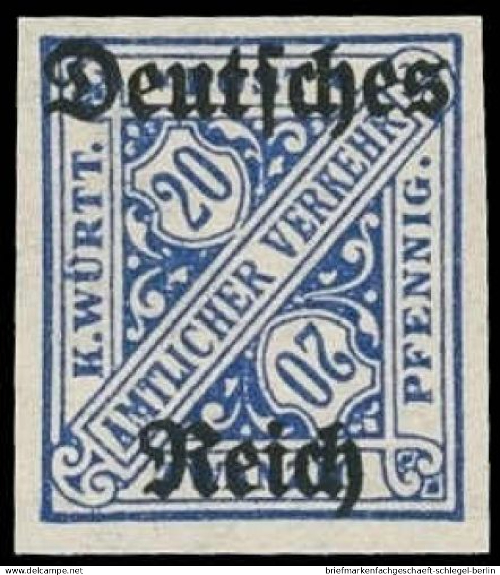 Deutsches Reich, 1920, 60 Y U, Postfrisch - Service