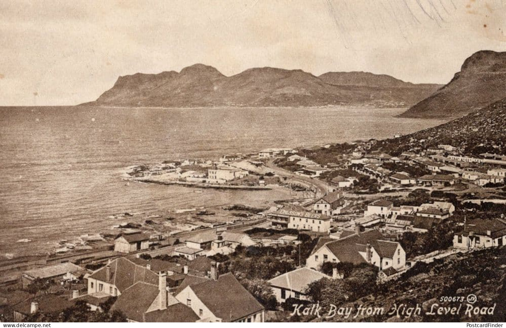Kalk Bay From High Level Road South Africa WW1 Antique Postcard - Sin Clasificación