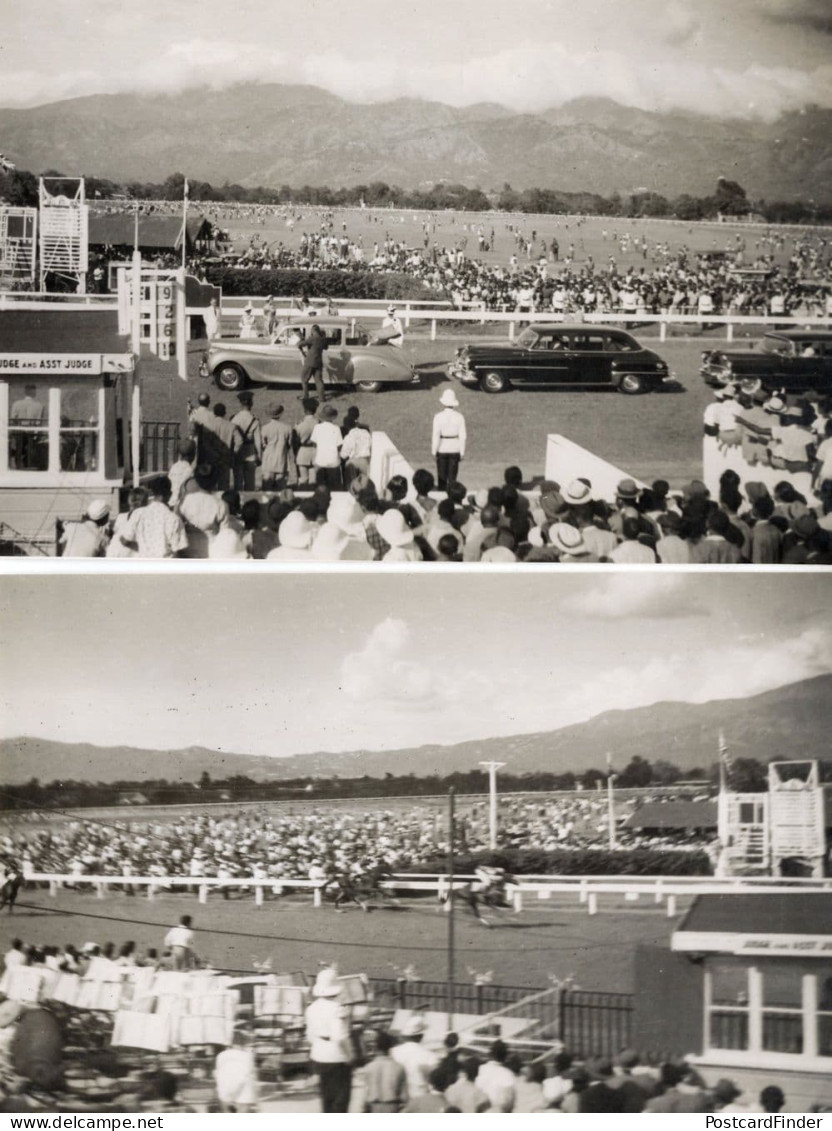 Knutsford Park South Africa Horse Racing Princess Margaret 2x Old Photo S - Unclassified
