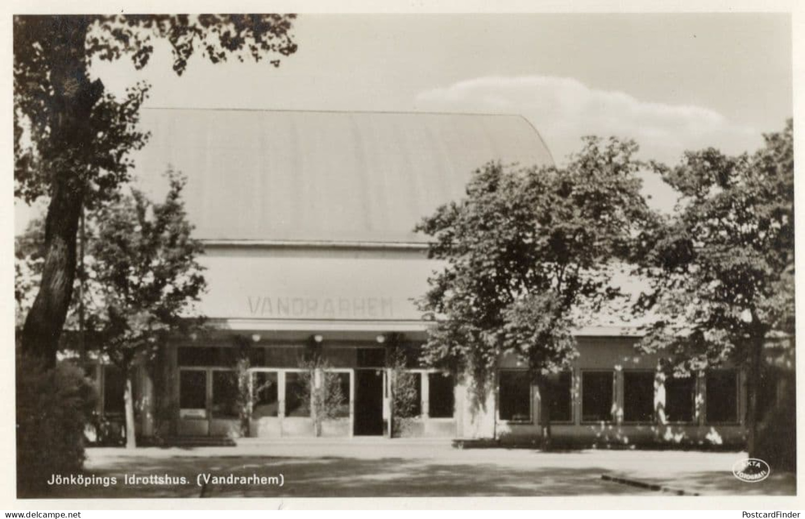 Jonkopings Idrottshus Vandrarhem Sweden Real Photo Postcard - Suède