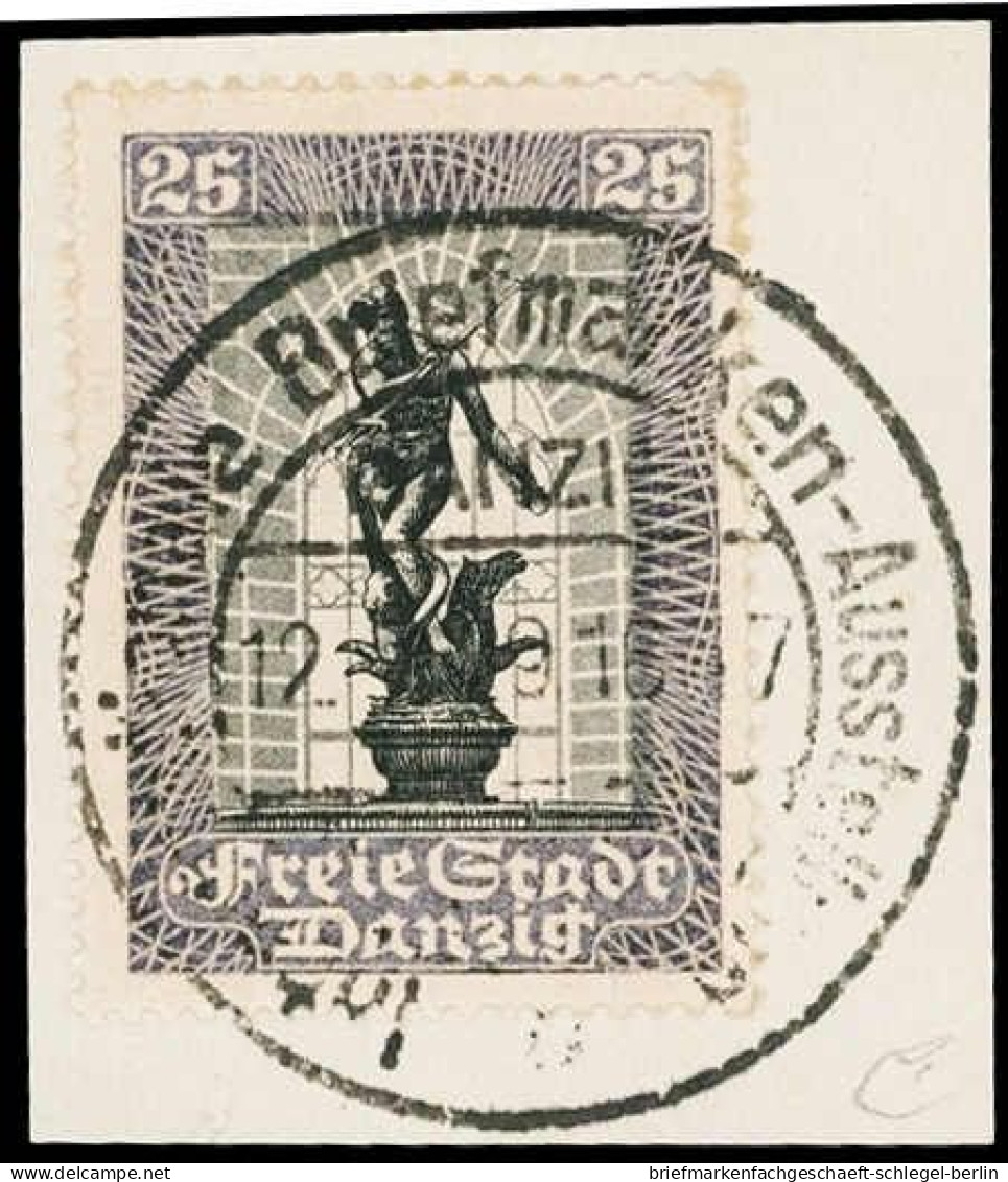 Danzig, 1929, 219 C, Briefstück - Usati