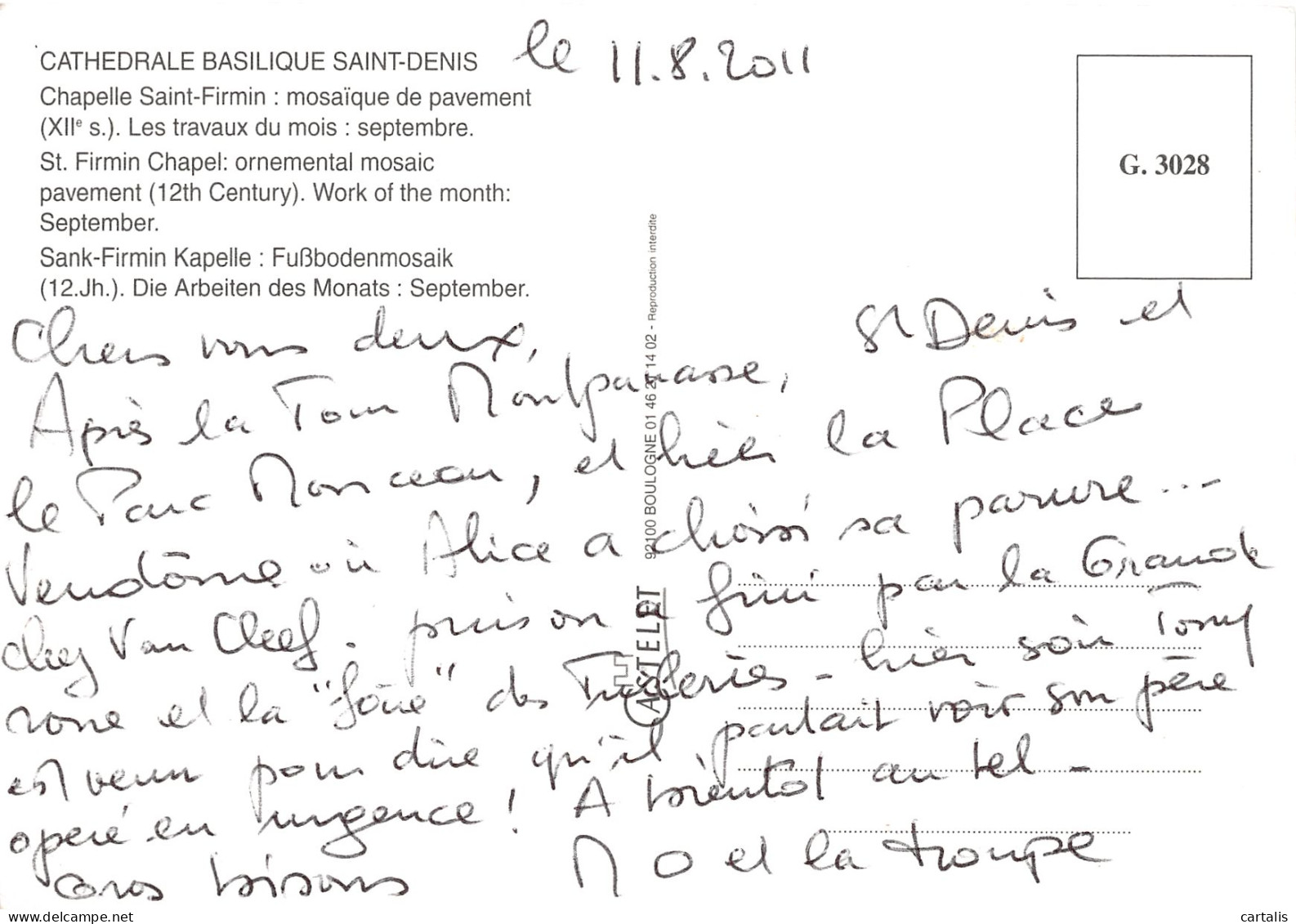 93-SAINT DENIS-N°C4081-B/0271 - Saint Denis