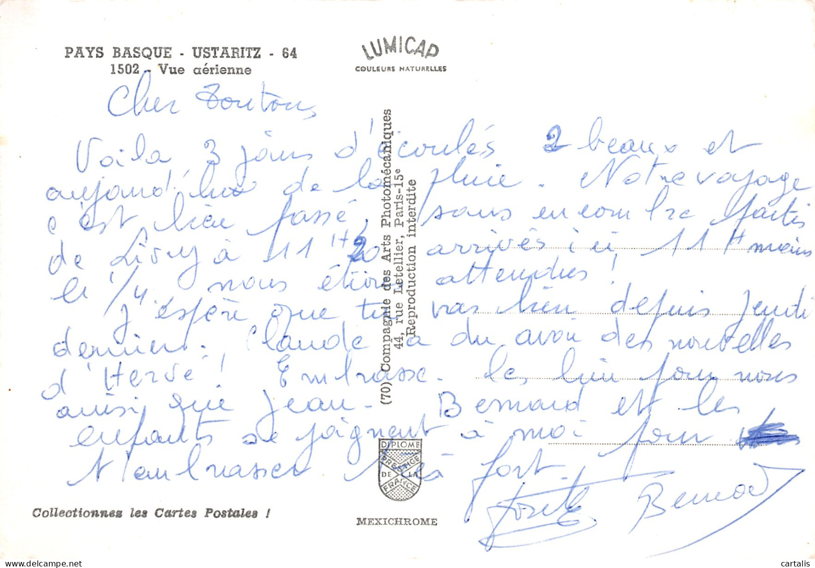 64-USTARITZ-N°C4081-A/0277 - Sonstige & Ohne Zuordnung