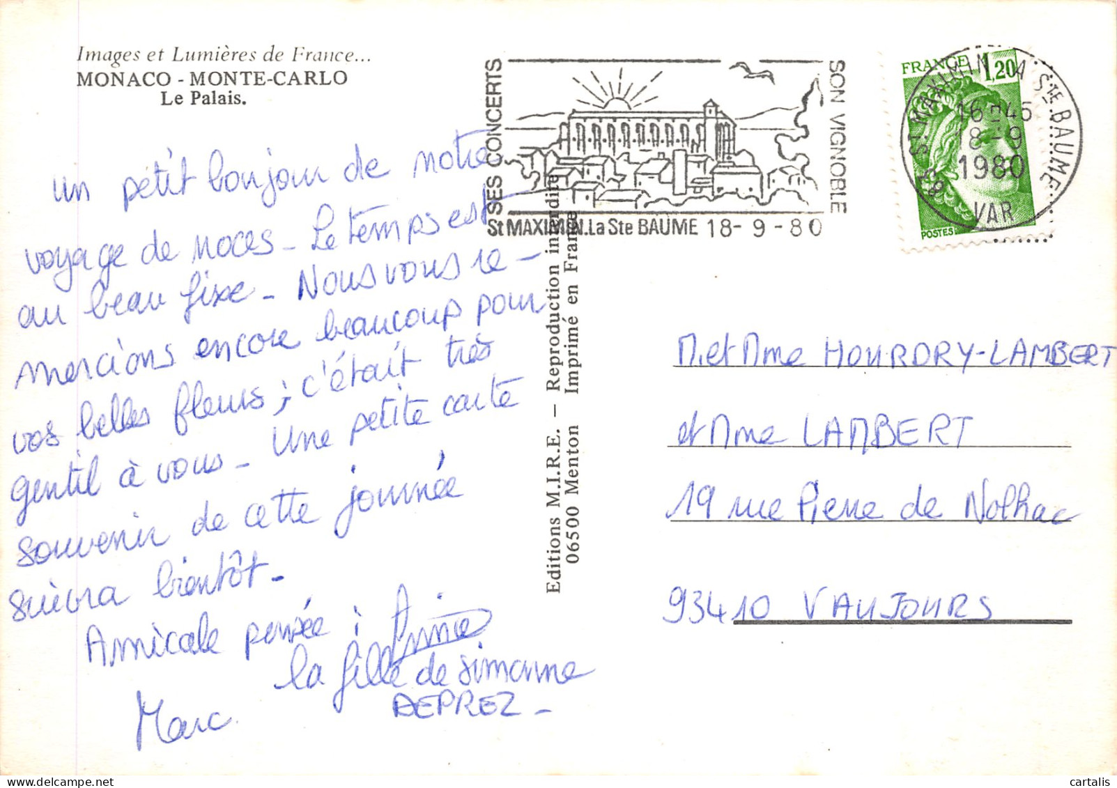 98-MONACO-N°C4081-C/0343 - Andere & Zonder Classificatie