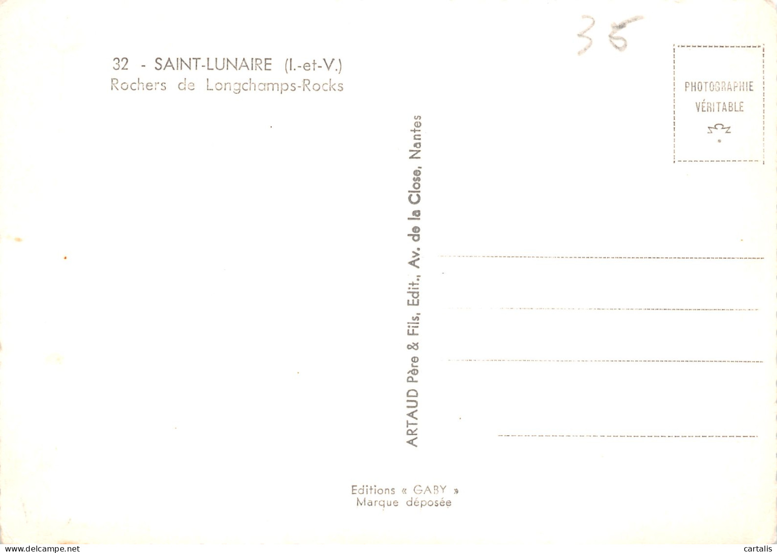 35-SAINT LUNAIRE-N°C4082-B/0123 - Saint-Lunaire