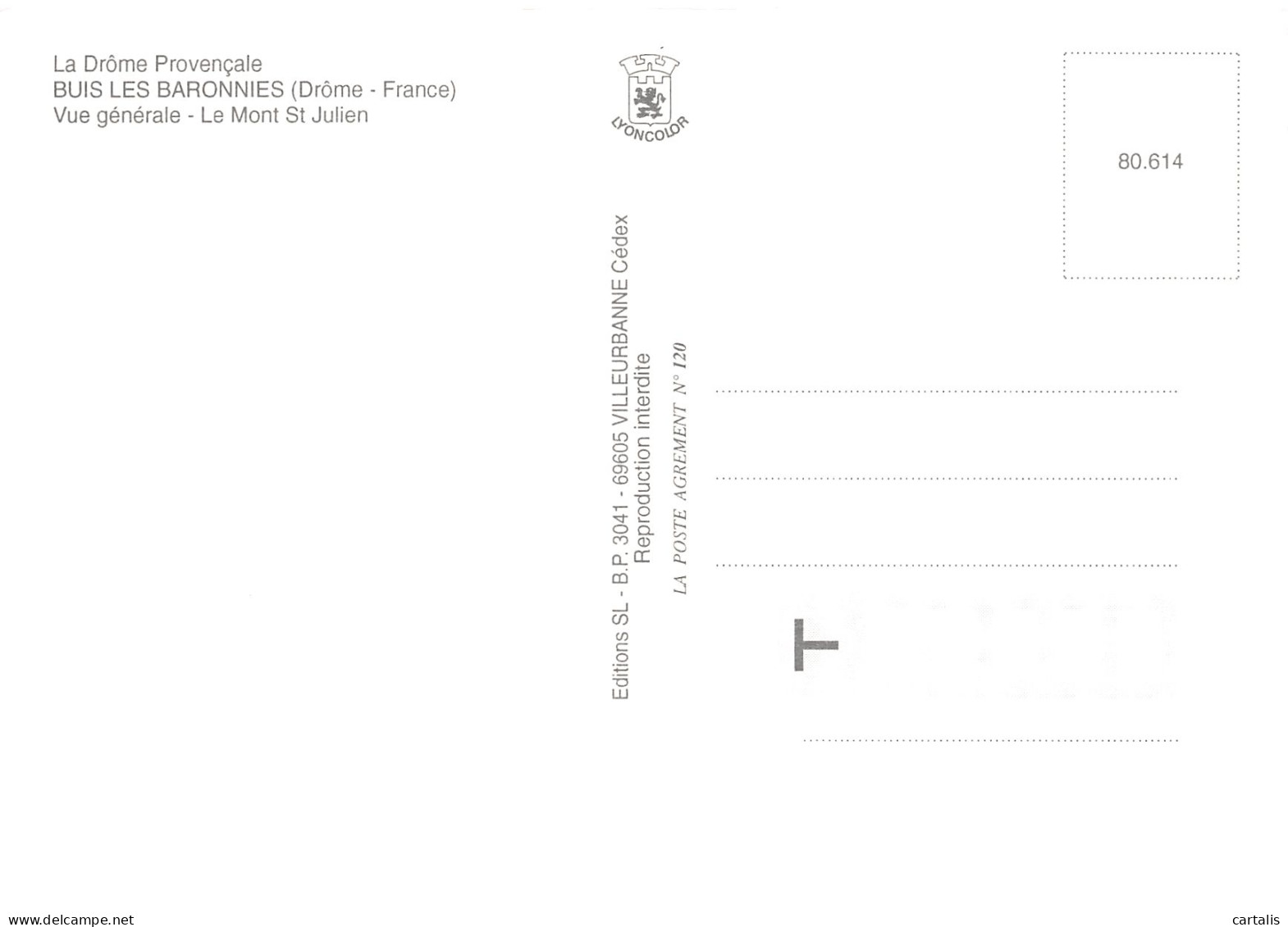 26-BUIS LES BARONNIES-N°C4082-B/0041 - Buis-les-Baronnies