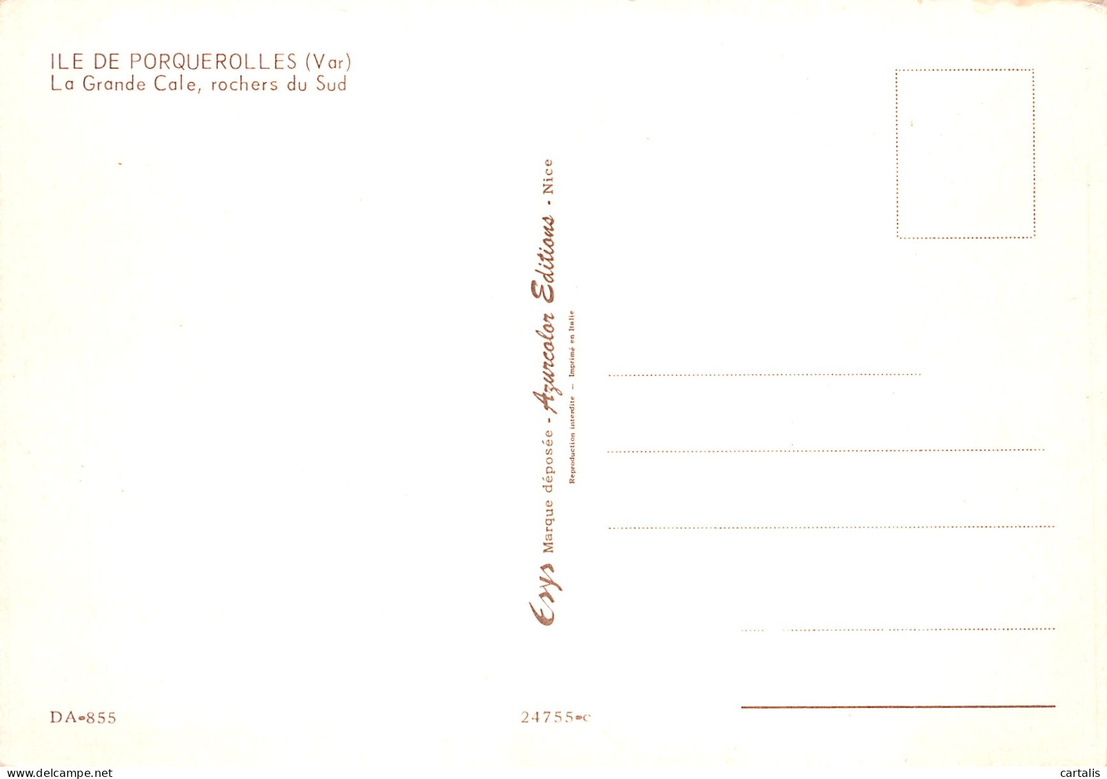83-PORQUEROLLES-N°C4082-A/0189 - Porquerolles
