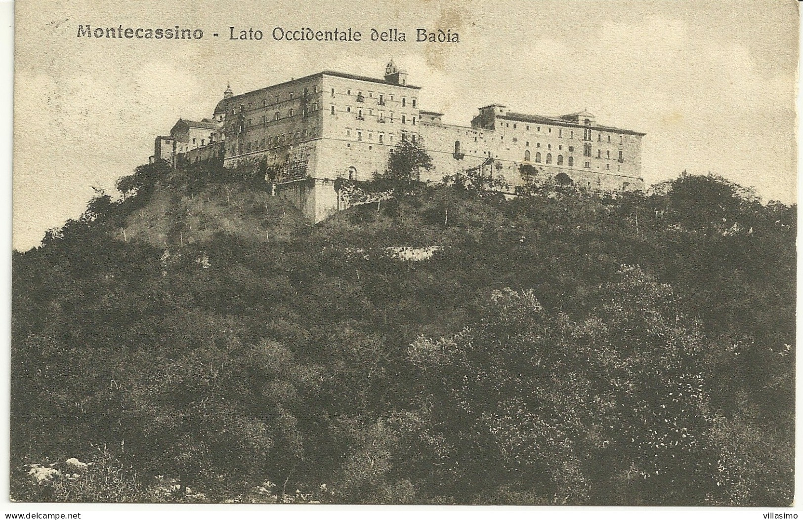 FROSINONE - MONTECASSINO, LATO OCCIDENTALE DELLA BADIA - VG. 1910 - Frosinone