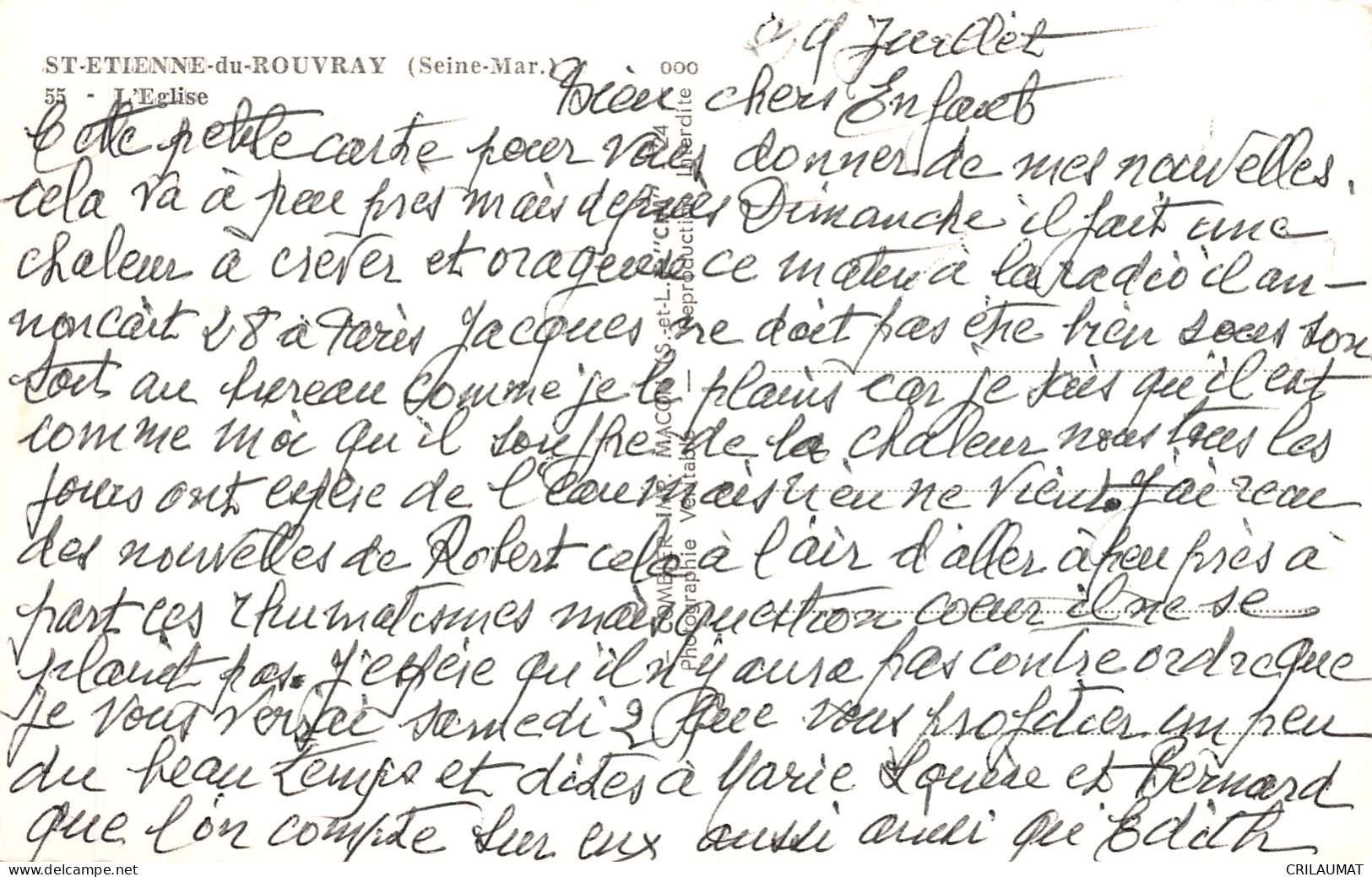 76-SAINT ETIENNE DU ROUVRAY-N°T5102-D/0257 - Saint Etienne Du Rouvray