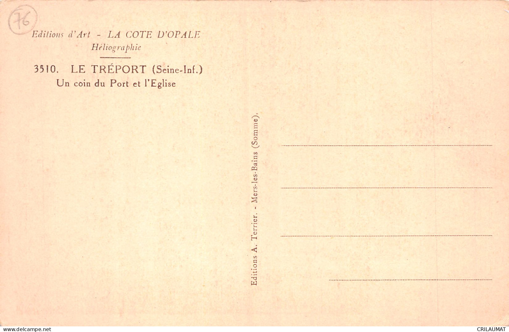 76-LE TREPORT-N°T5102-D/0215 - Le Treport