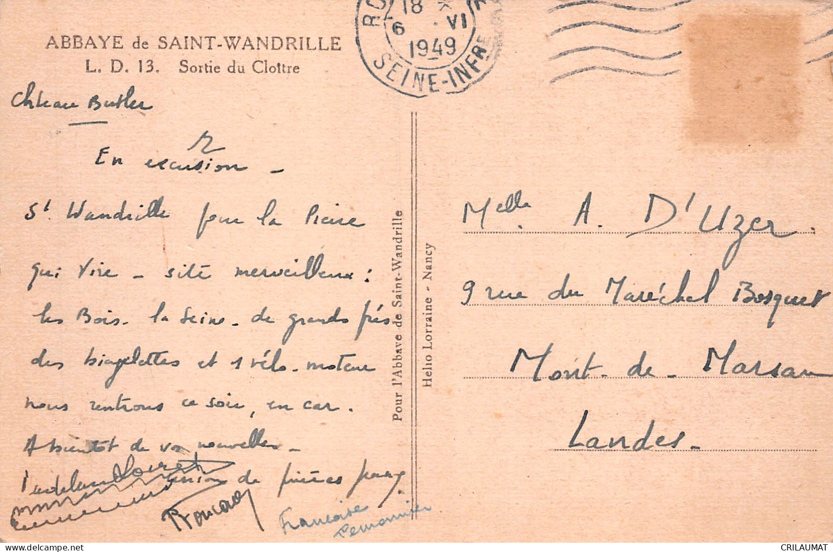 76-SAINT WANDRILLE-N°T5102-C/0081 - Saint-Wandrille-Rançon