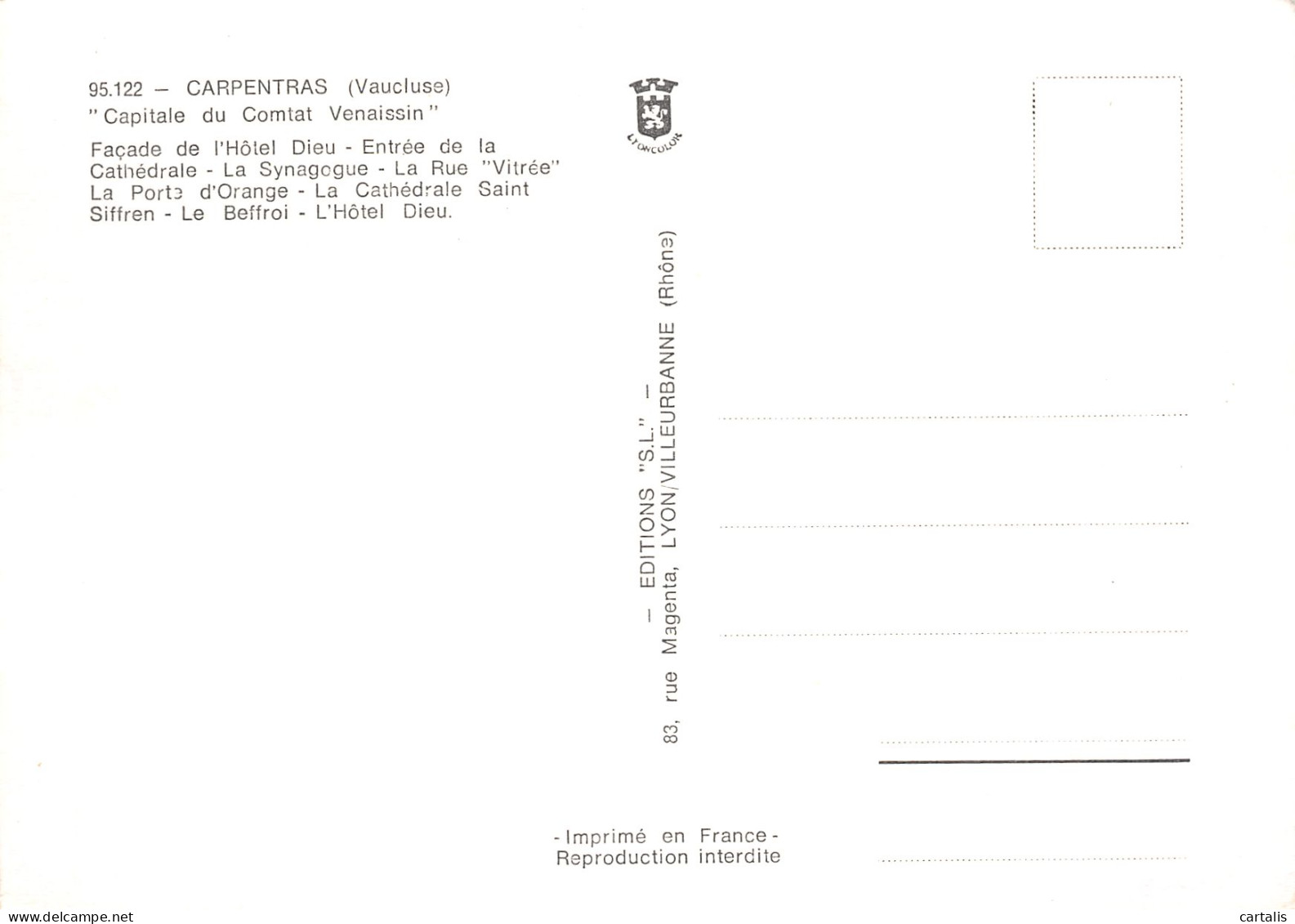 84-CARPENTRAS-N°C4082-C/0301 - Carpentras