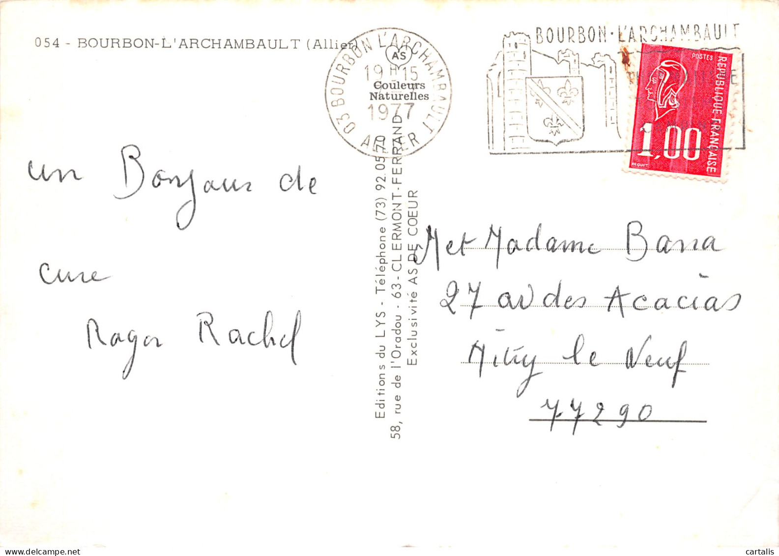 03-BOURBON L ARCHAMBAULT-N°C4082-C/0089 - Bourbon L'Archambault