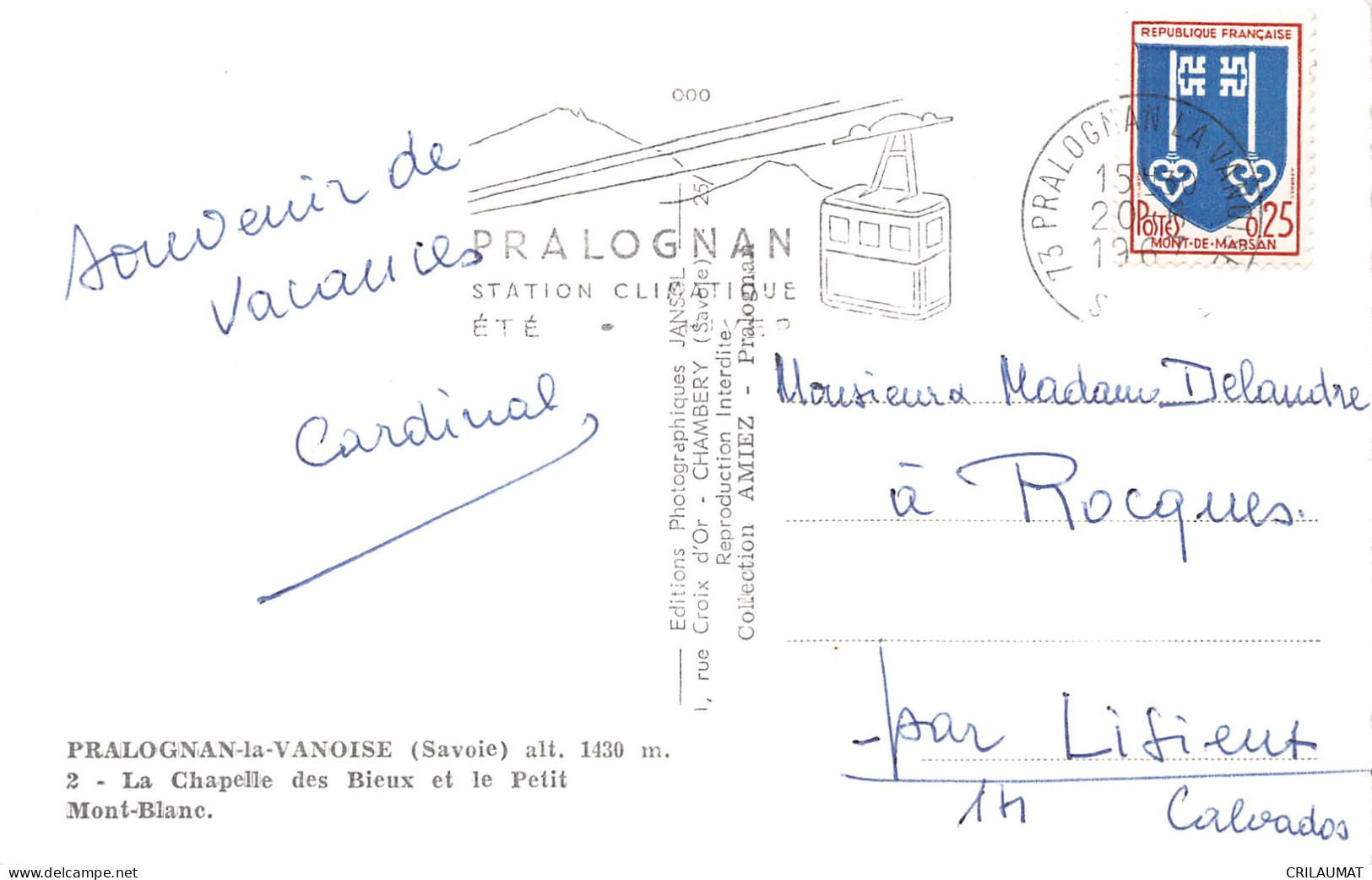 73-PRALOGNAN LA VANOISE-N°T5102-G/0345 - Pralognan-la-Vanoise