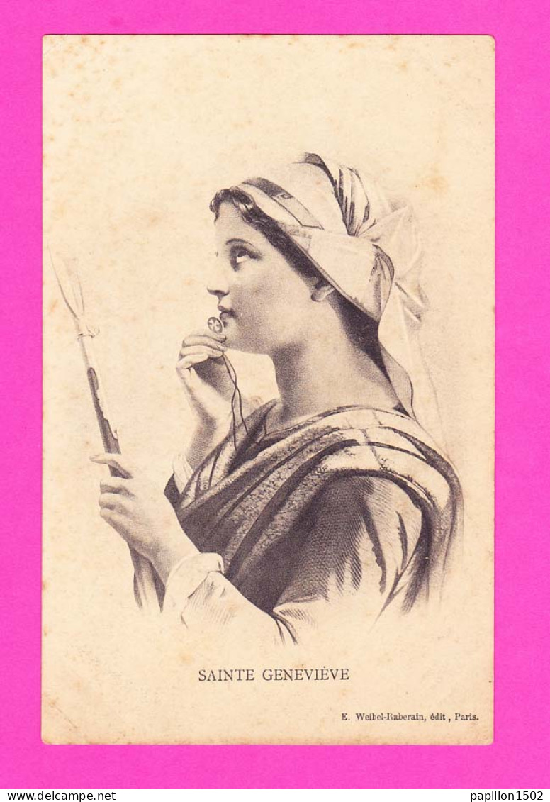 Religion-24P6  Sainte Geneviève, Cpa  - Saints