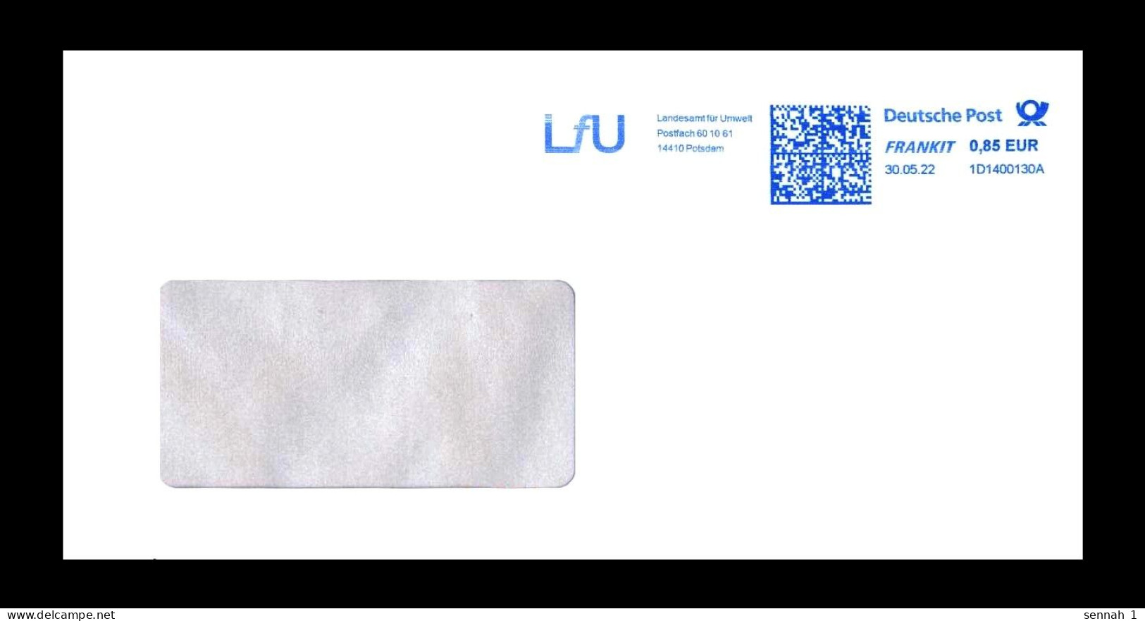 Bund / Germany: Stempel 'Landesamt Für Umwelt – 14410 Potsdam, 2022' / Cancel 'Institute Of Environmental Protection' - Environment & Climate Protection