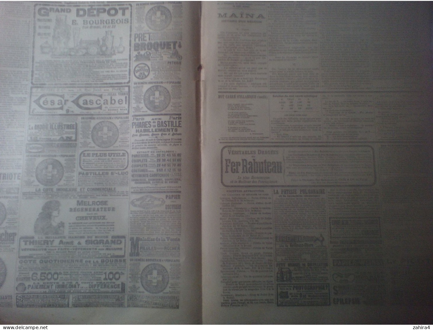 Le Petit Journal Pas De N° Portraits Sadi Carnot Président De La République Et De Mme Carnot Eloges Des Ces 2 Personnage - Zeitschriften - Vor 1900