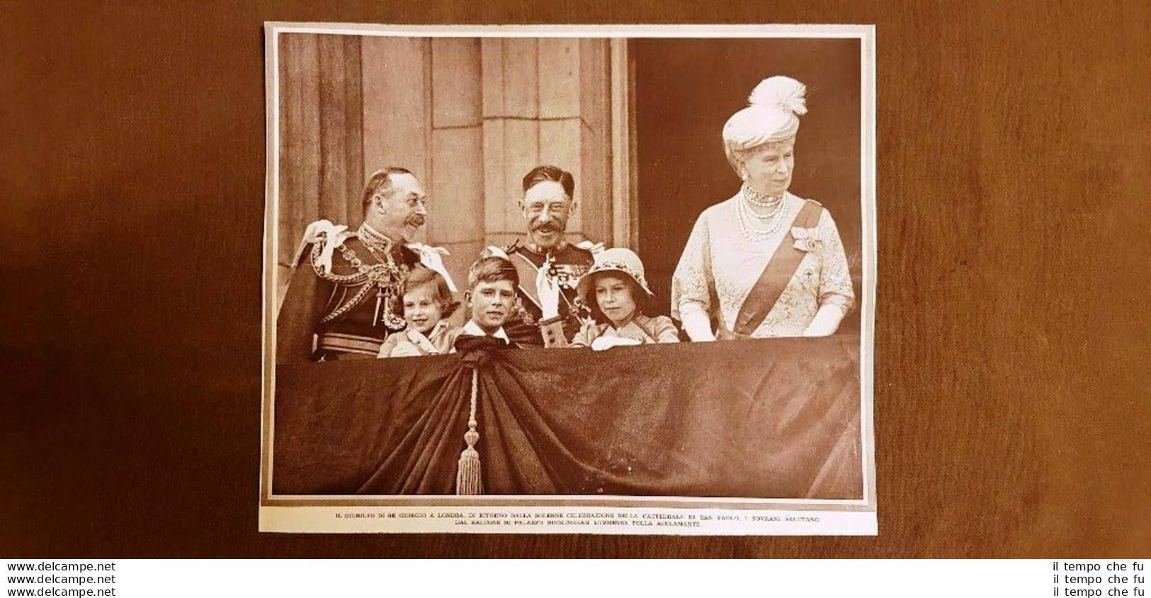 Londra Nel 1935 Giubilo Di Re Giorgio V Del Regno Unito Buckingham Palace Saluto - Autres & Non Classés