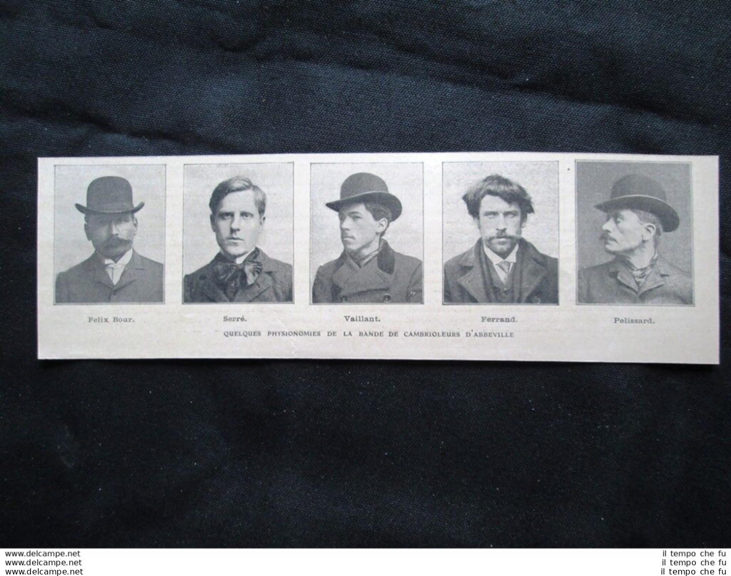 Ladri Abbeville: Felix Bour, Serré, Vaillant, Ferrand, Pelissard Stampa Del 1905 - Other & Unclassified