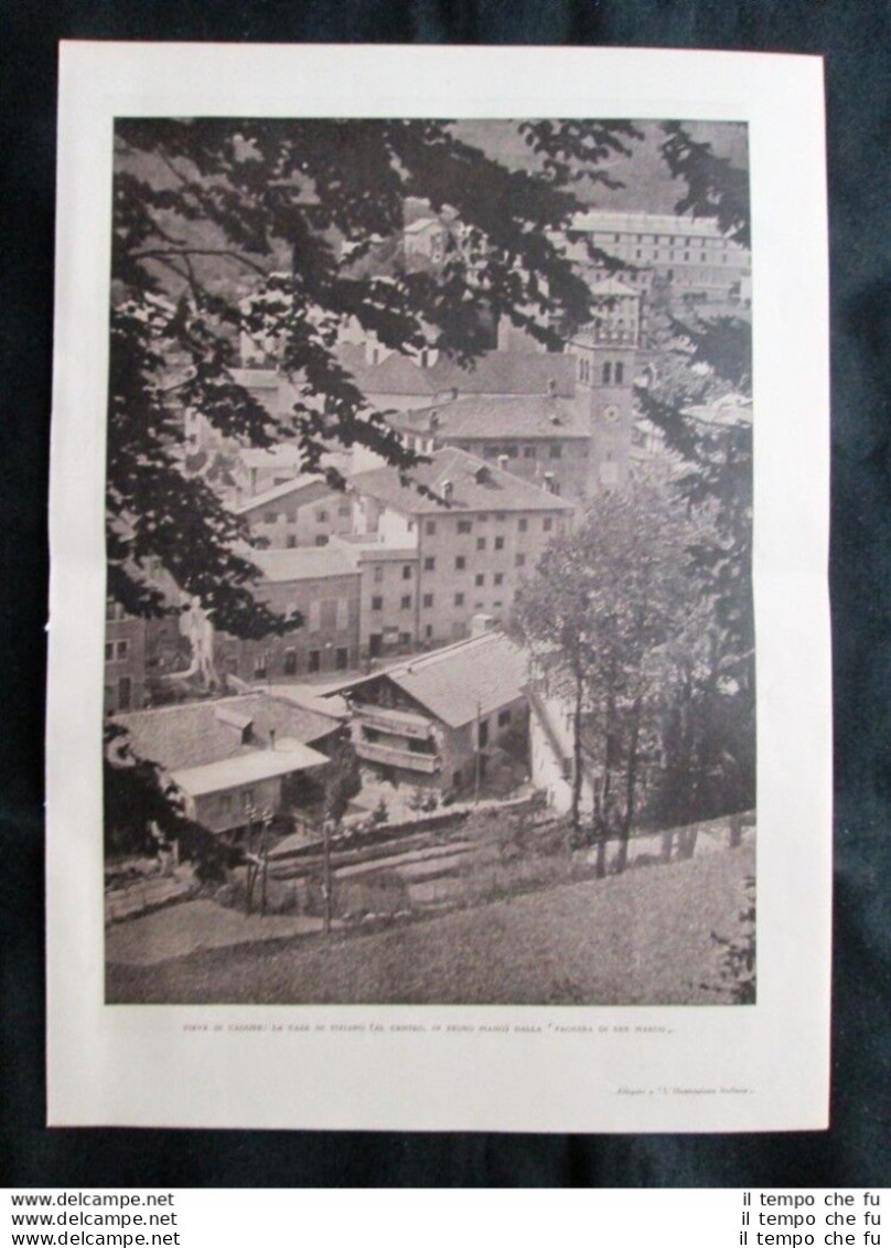Pieve Di Cadore: La Casa Di Tiziano + Sala Del Museo Di Tiziano Stampa Del 1932 - Altri & Non Classificati
