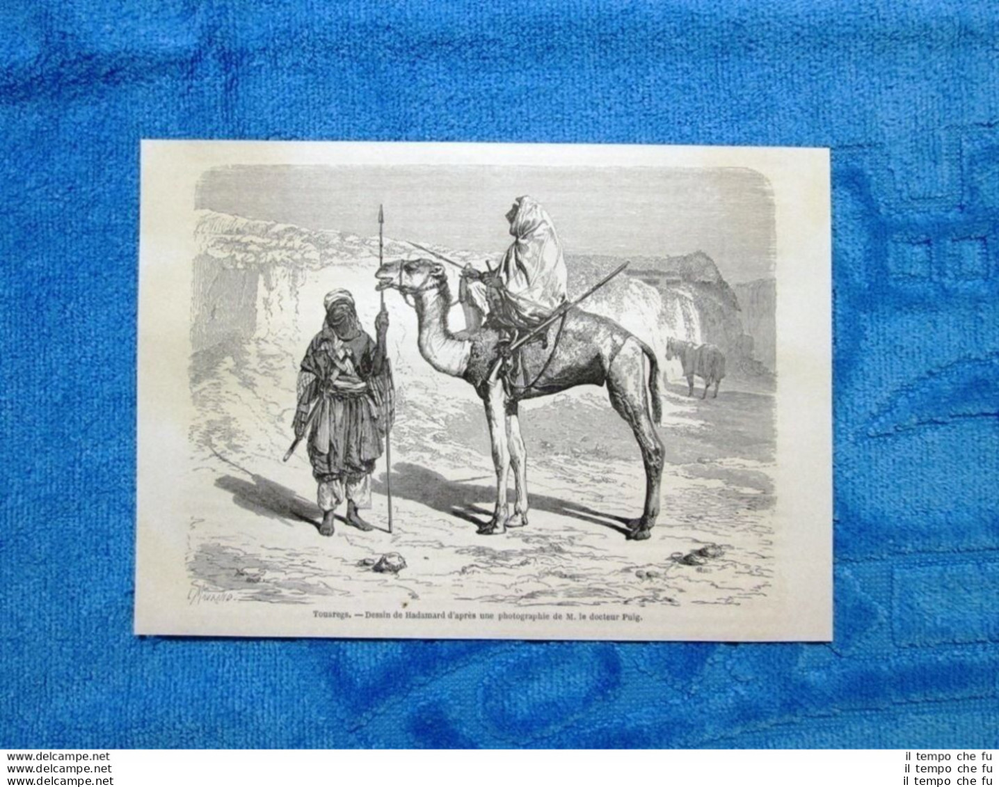 Gravure Année 1861 -Touaregs (Mali) - Tuareg - Before 1900