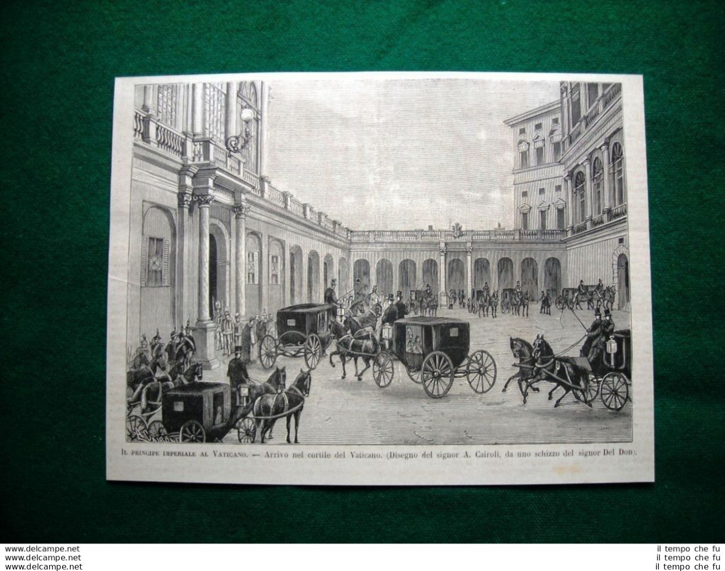 Roma, Vaticano, Nel 1884 - Arrivo Del Principe Imperiale - Avant 1900