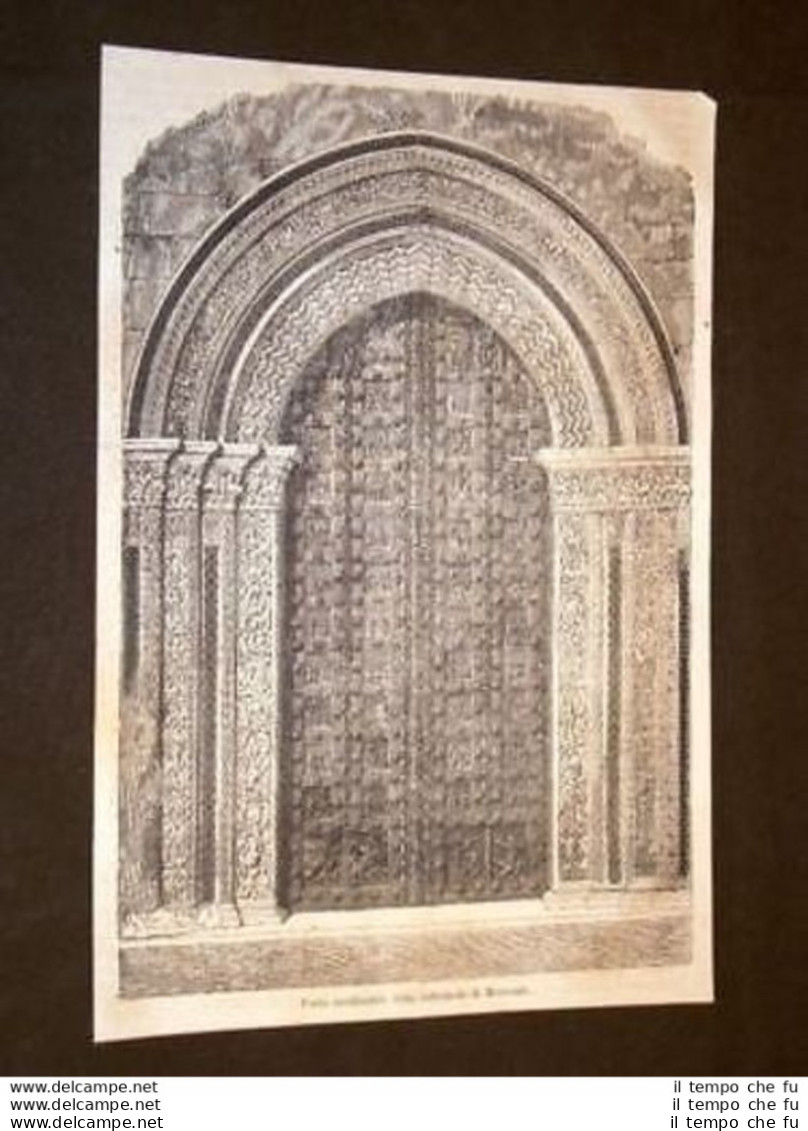 Porta Occidentale Della Cattedrale Di Monreale O Murriali Palermo Sicilia - Ante 1900