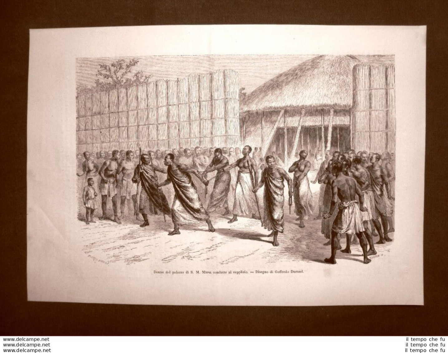 Supplizio Delle Donne Re Muteesa I Mukaabya Walugembe Kayiira Nel 1863 Buganda - Ante 1900