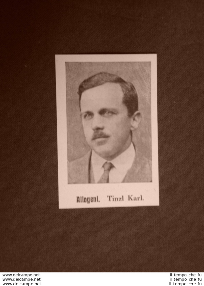 L'Onorevole Tinzl Karl Nel 1924 Deputato In Italia - Otros & Sin Clasificación