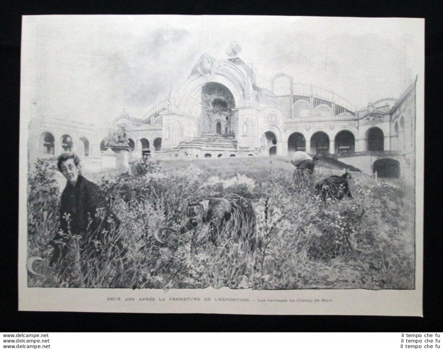 Campo Di Marte Due Anni Dopo La Chiusura Expo Di Parigi Del 1900 Stampa Del 1902 - Other & Unclassified