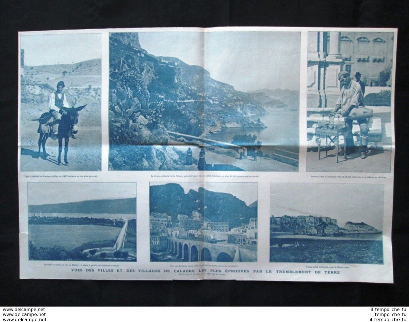 Terremoto In Calabria: Martirano, Palmi, Catanzaro, Monte Leone  Stampa Del 1905 - Otros & Sin Clasificación