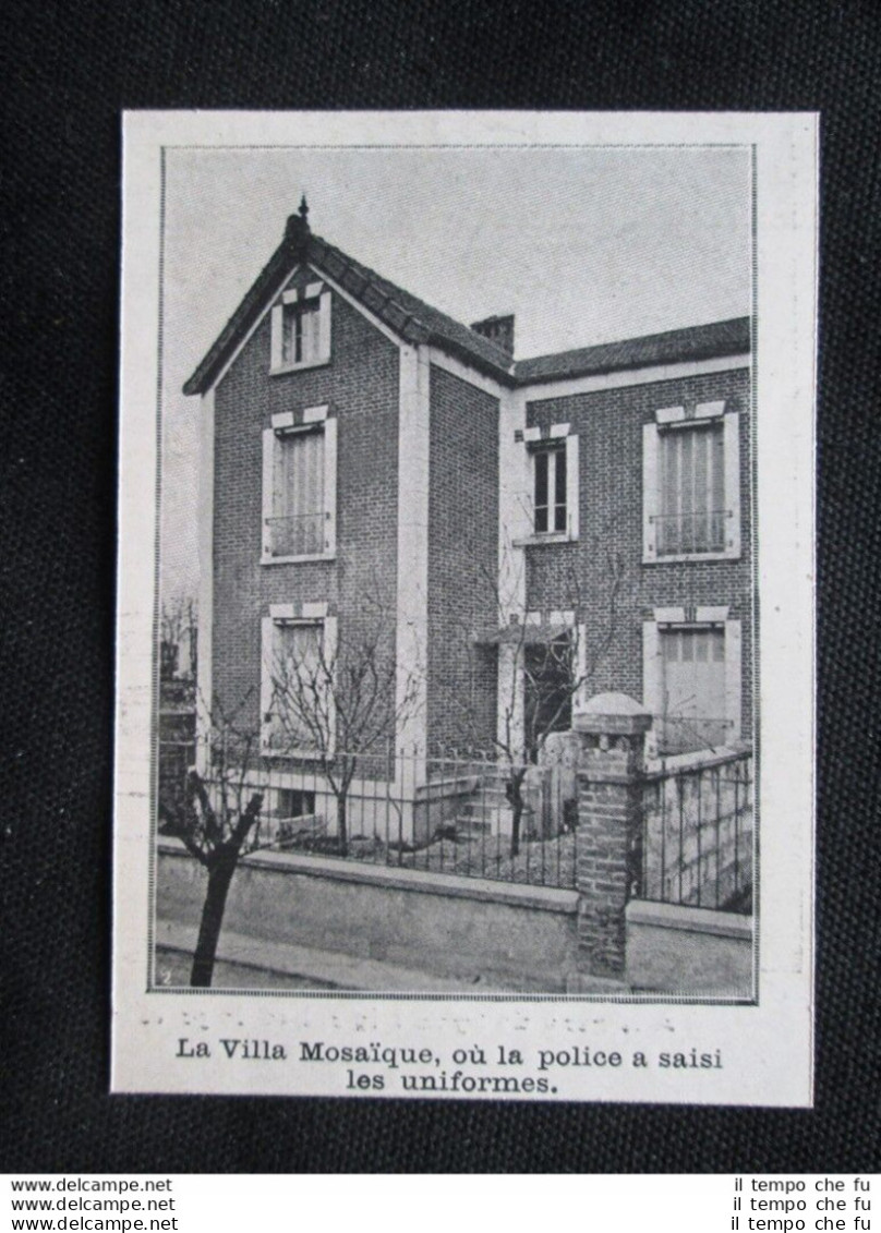 Complotto Di Courbevoie - La Villa Mosaico Stampa Del 1905 - Andere & Zonder Classificatie
