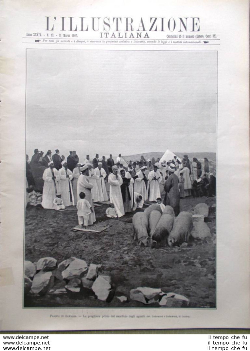L'Illustrazione Italiana Del 31 Marzo 1907 Mecca Pasqua Carducci Amundsen Persia - Otros & Sin Clasificación
