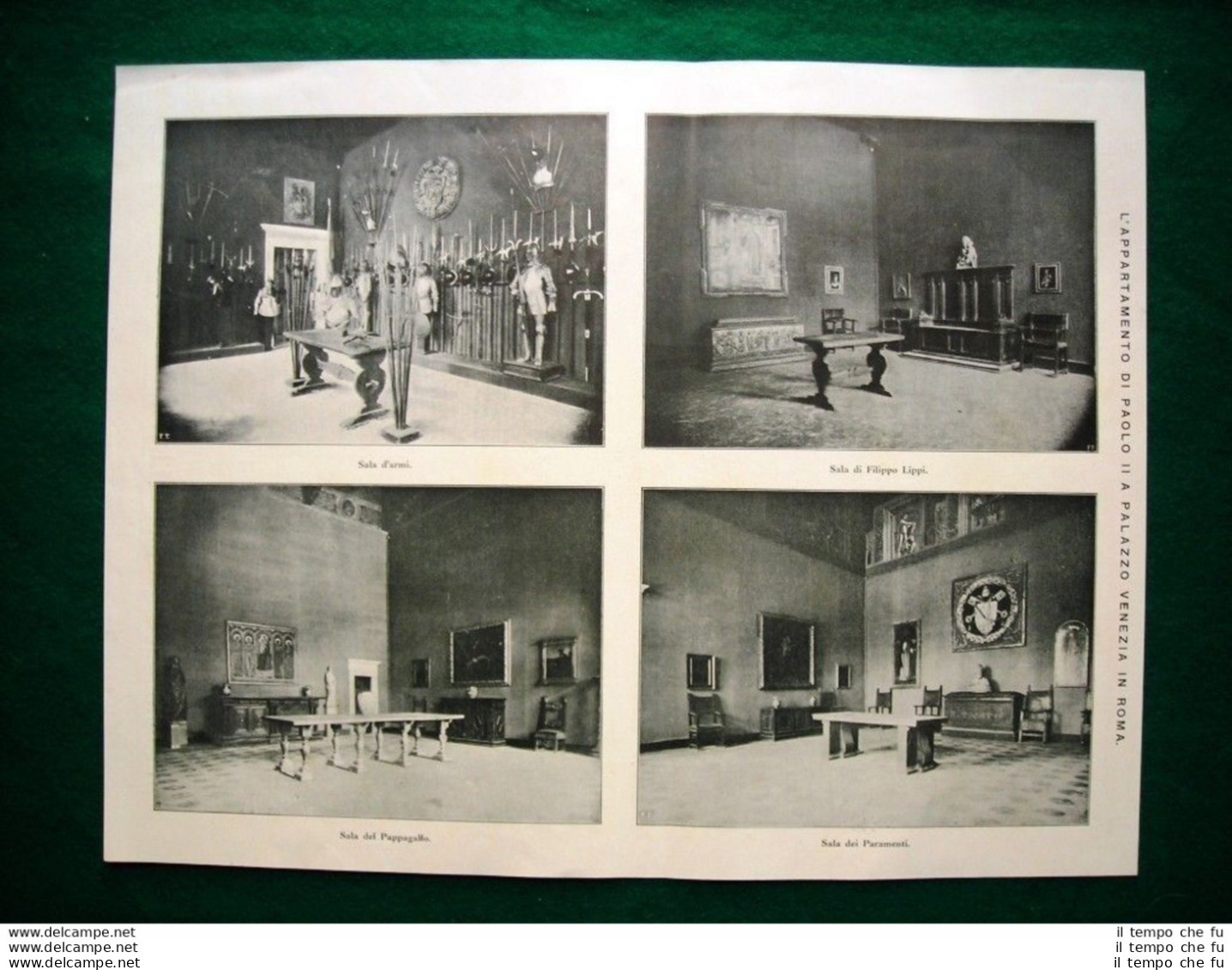 Nel 1921 Roma, L'appartamento Di Paolo II A Palazzo Venezia - Otros & Sin Clasificación