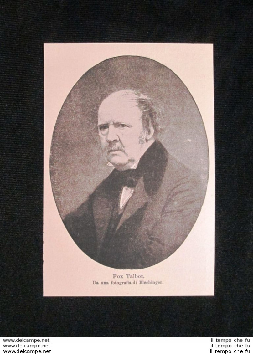L'inventore Inglese William Henri Fox Talbot - Sonstige & Ohne Zuordnung