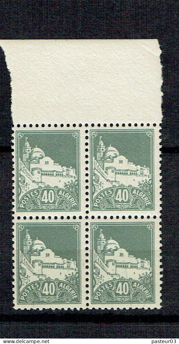 Algérie 45 Bloc De 4 Luxe - Postage Due