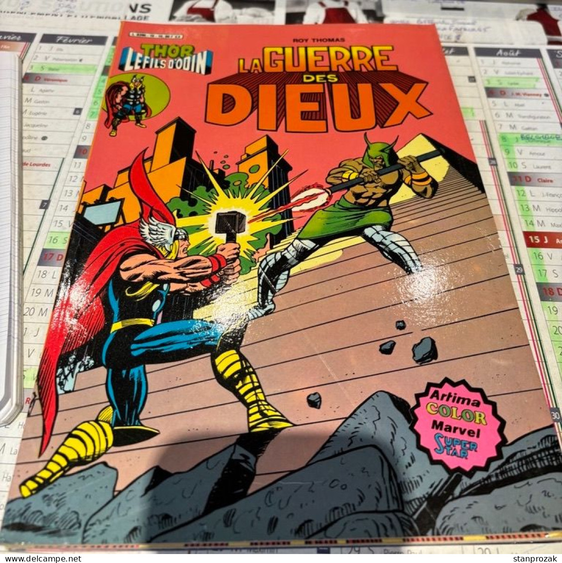 Thor La Guerre Des Dieux - Edizioni Originali (francese)