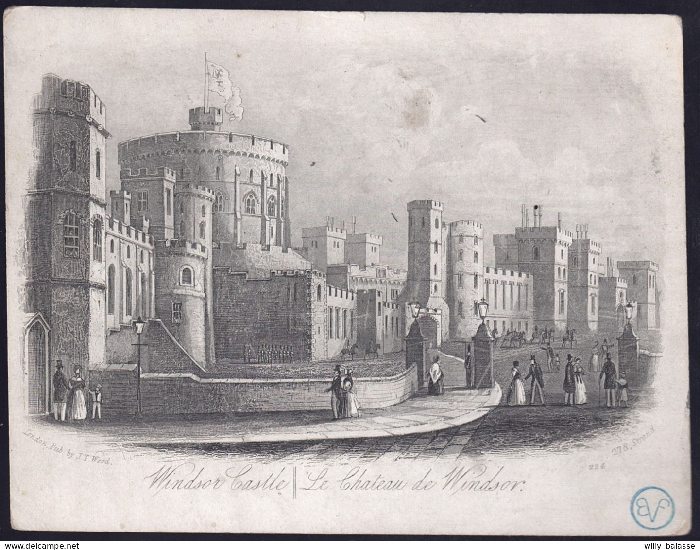 +++ CARTE PORCELAINE - Porseleinen Kaart - Windsor Castle - Château De Windsor  //- - Porseleinkaarten