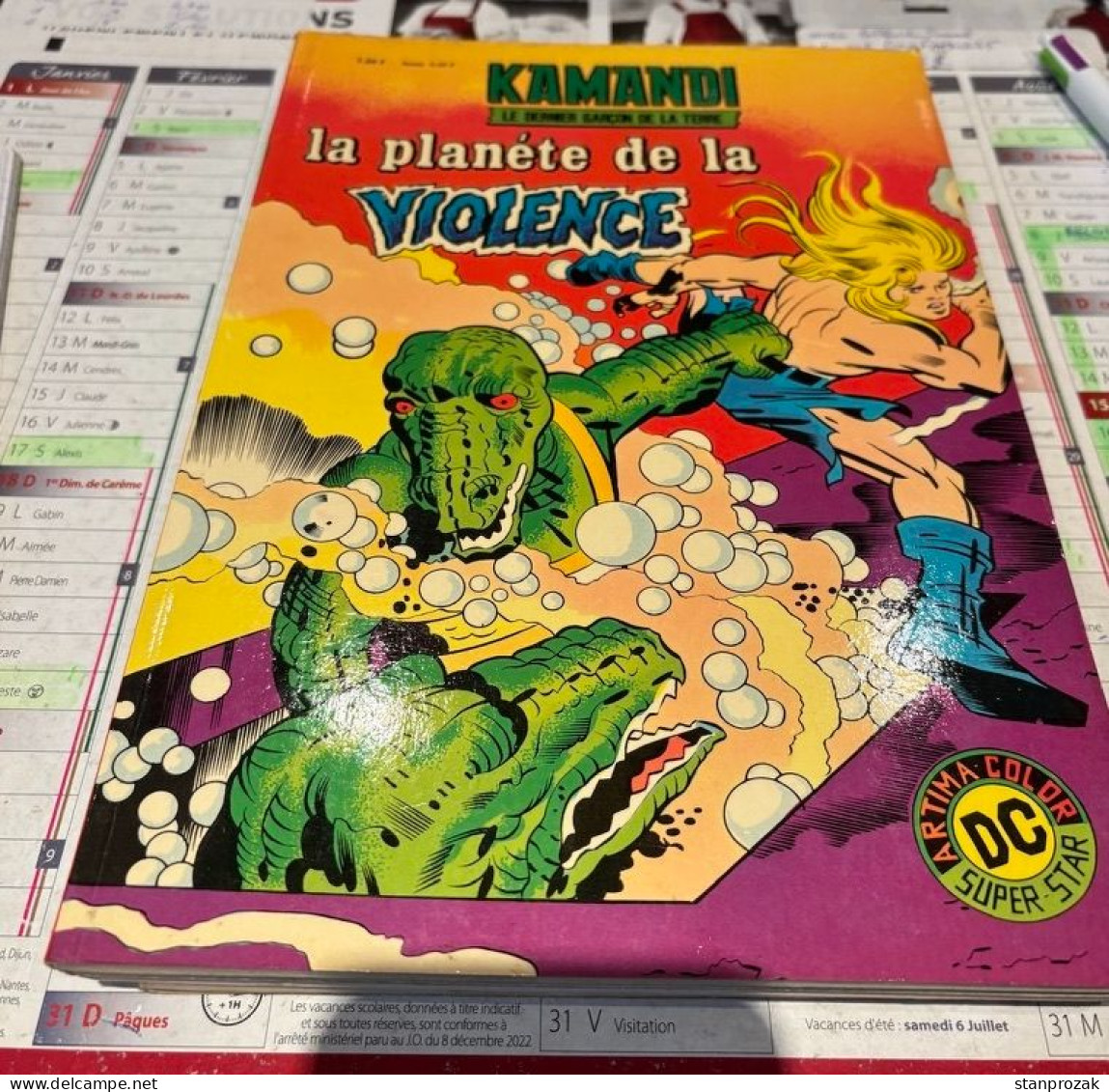 Kamandi La Planète De La Violence - Originele Uitgave - Frans