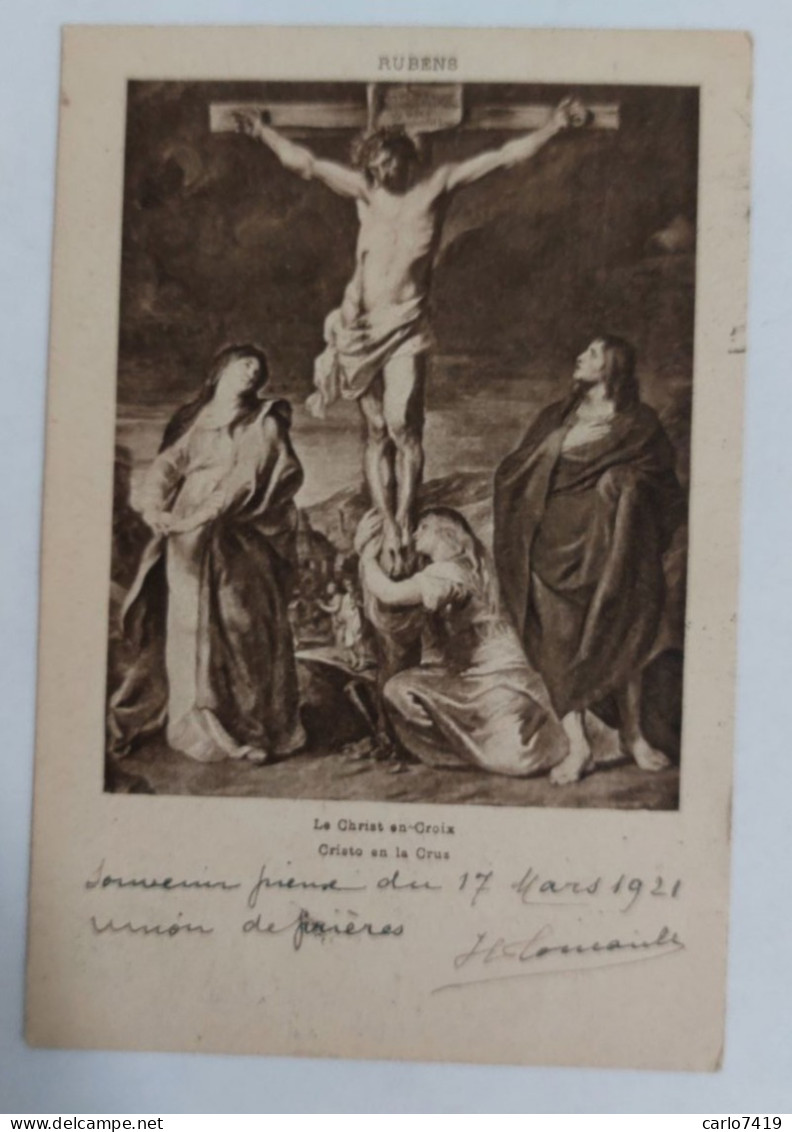 1925 - Rubens - Le Christ En-croix - Viaggiata X Parma  - Crt0069 - Other & Unclassified