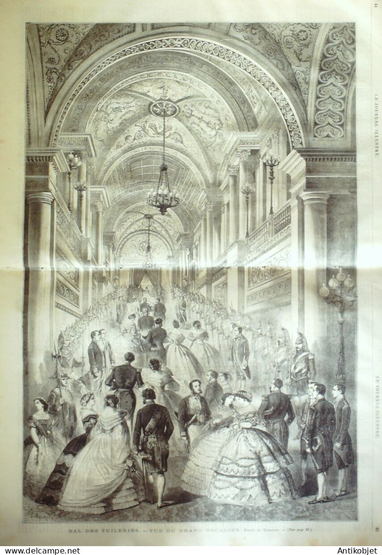 Le Journal Illustré 1865 N°52 Dijon (21) Berlin  Roi De Prusse Londres Trafalgar Square - 1850 - 1899