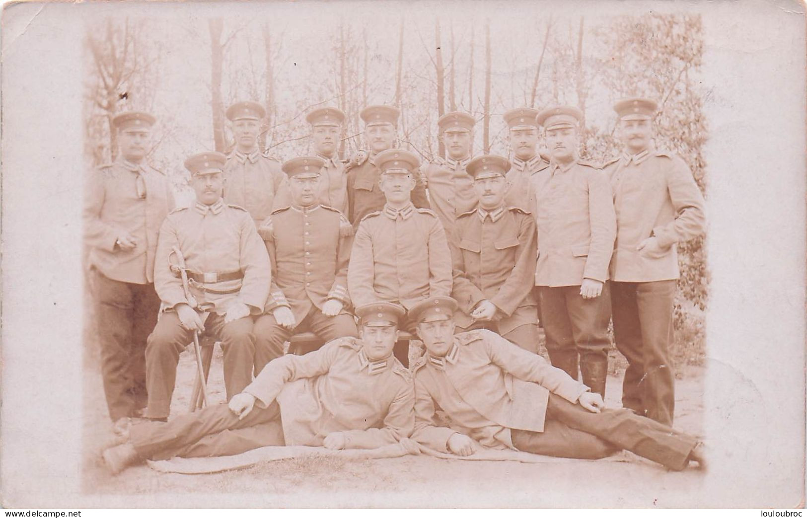 CARTE PHOTO SOLDATS ALLEMANDS DEUTSCHEN SOLDATEN GUERRE 14/18 WW1 J31 - Guerre 1914-18