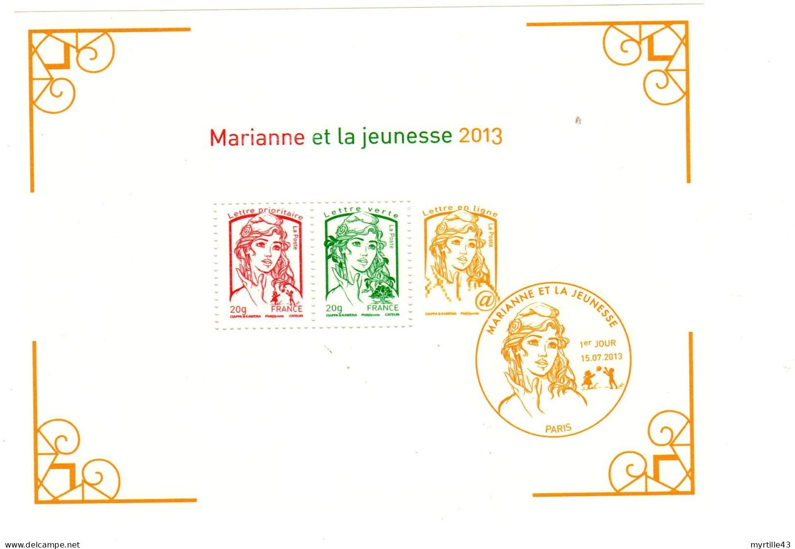 2013 : Bloc Feuillet Marianne Et La Jeunesse - BF133 - Neufs