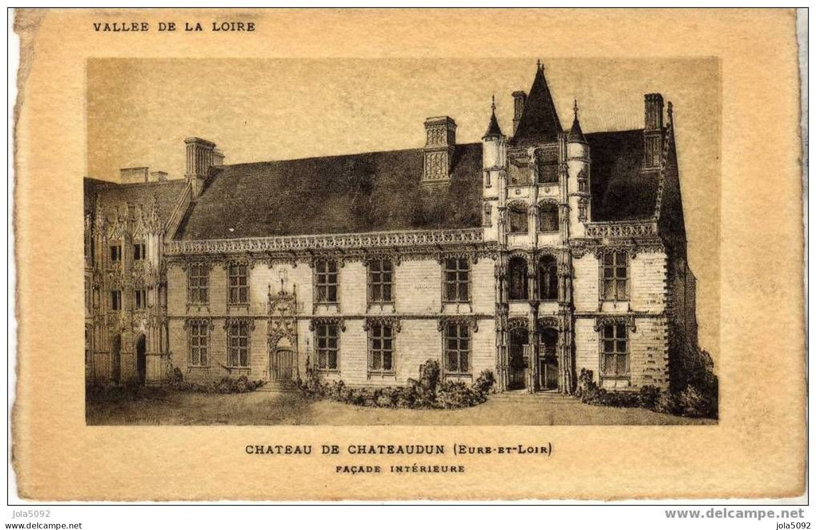 28 - Château De CHATEAUDUN - Façade Intérieure - Chateaudun