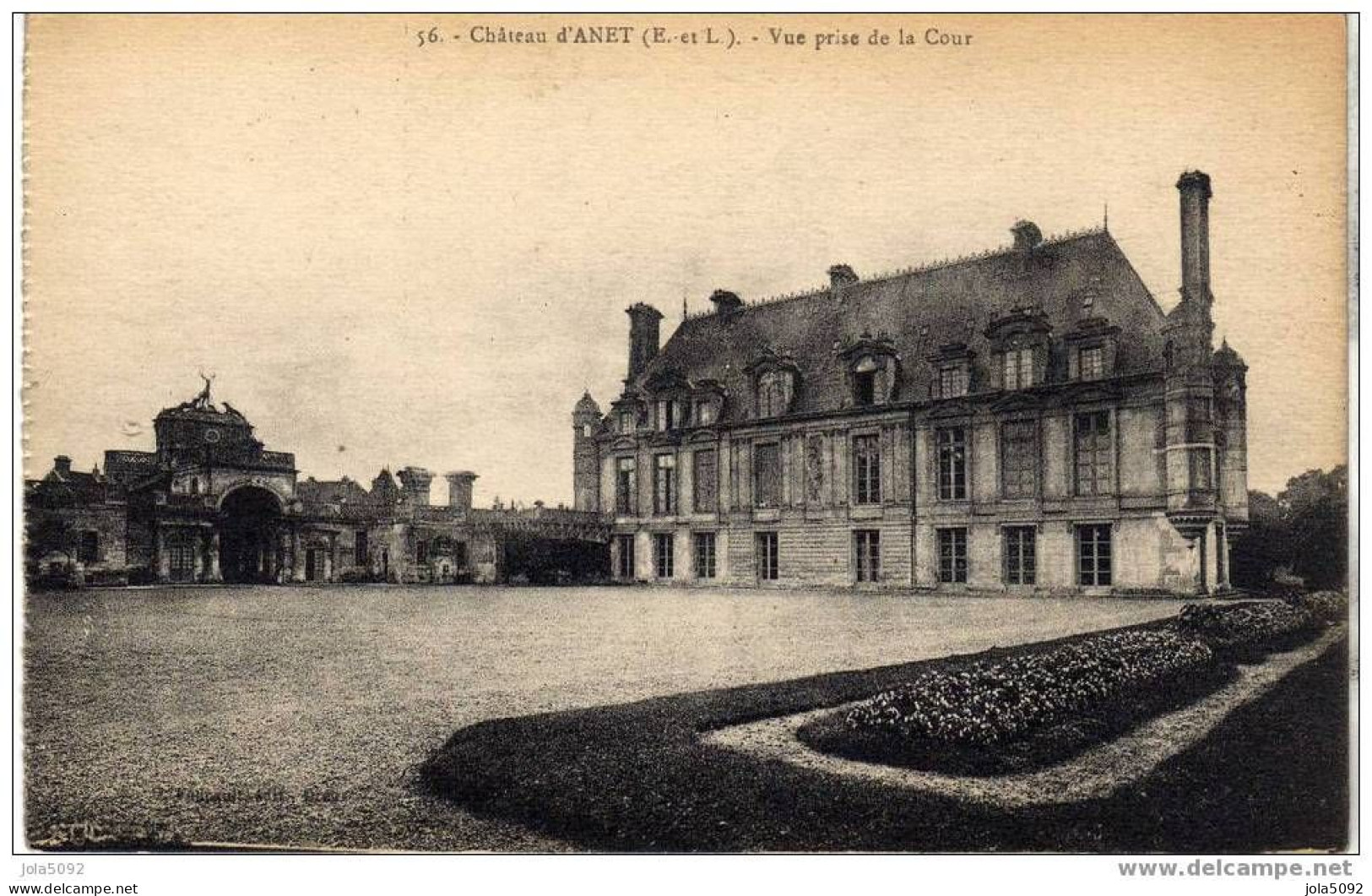 28 - Château D'ANET - Vue Prise De La Cour - Anet